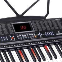 61 Keys Digital Music Electronic Keyboard for Kids Multifunctional Electric Piano with Lighting Musical Instrument