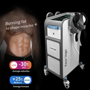 2023 más nuevo 4 manijas estimulación muscular EMS Neo cuerpo esculpir vibrador cuerpo masajeador Emslim estimulador máquina de pie 4 Uds