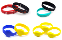 Nouveau design, bracelet RFID en silicone 13,56 MHz 125 kHz ID IC, sécurité, accès aux portes, accès aux bâtiments de bureaux, bracelet RFID étanche