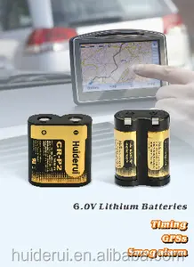 CR-P2 baterai lithium 1600mAh utama 6V