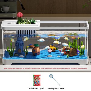 <span class=keywords><strong>Acquario</strong></span> per Pesci <span class=keywords><strong>d</strong></span>'<span class=keywords><strong>Acqua</strong></span> Dolce da Salotto, Ufficio, Piccolo <span class=keywords><strong>Acquario</strong></span> Domestico Ecologico da Scrivania, <span class=keywords><strong>Acquario</strong></span> ad Alta Definizione per Pesci Rossi e Tartarughe - Product Image 5