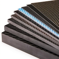 Planche en carbone véritable 100% légère de 3 mm