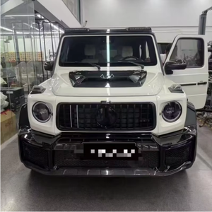 Kit carrosserie en fibre de carbone sèche pour Mercedes-Benz Classe G W464 W465, mise à niveau W464 <span class=keywords><strong>style</strong></span> <span class=keywords><strong>Babos</strong></span> G800, pare-chocs avant et arrière, capot, spoiler - Product Image 2