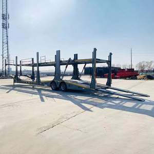 Nuevo Semirremolque Portacoches de Doble Plataforma de Acero Personalizable, con Elevación Hidráulica Automática, Capacidad de Carga de 50-80 Toneladas - Product Image 4