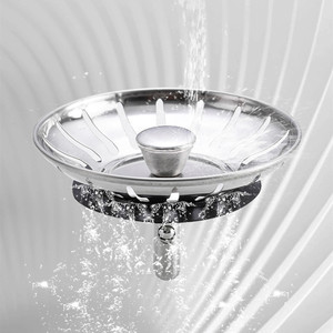 Bouchon de vidange en acier inoxydable GTF, version standard, filtre anti-colmatage pour évier de cuisine et couvercle de drain de vaisselle - Product Image 4