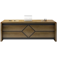 Bureau exécutif direct d'usine sous-armoire peut être déplacée table de bureau moderne patron gestionnaire bureau