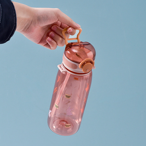 Borraccia in Plastica per Bambini da 600ml con Logo Personalizzato, Senza BPA, Ecologica, Portatile, per Sport all'Aperto, Motivazionale per Studenti, per Bere Direttamente - Product Image 5