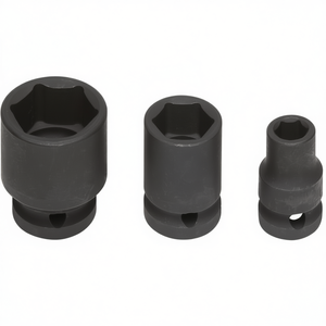 Jeu de clés à douille Fervi Impact, 3 pièces, métriques, à embout hexagonal - Product Image 2