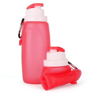 Vente flash : Bouteilles d'eau en silicone pliables et écologiques personnalisées avec logo sur mesure - Product Image 4