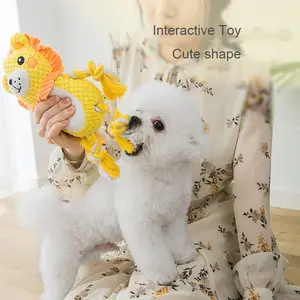 2022 गर्म बेच पालतू जानवर आलीशान भरवां खिलौना के साथ प्यारा आकार पशु चबाना मजेदार पालतू कुत्ते पालतू पशु प्रशिक्षण के लिए इंटरएक्टिव खिलौना कुत्ते ध्वनि खिलौना