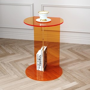 Nordico <span class=keywords><strong>Design</strong></span> moderno tavolino di lusso acrilico di lusso per soggiorno angolo divano bovindo irregolare piccolo tavolino da caffè - Product Image 1