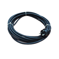 Cordon d'alimentation CA en caoutchouc H05RR-F 3G1.5MM, norme européenne VDE, prise Schuko, pour appareils électroménagers, extrémités dénudées, Ningbo Xuanshi