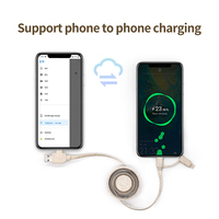Kabel Pengisi Daya 4 in 1 Retractable dari Jerami Gandum dengan Transfer Data untuk Ponsel Tablet Micro USB untuk Hadiah Promosi