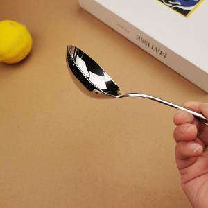 ช้อนไอศกรีม ช้อนกาแฟ ช้อนซุปแบบลึก รุ่น DFU209 แฟชั่นแบบกำหนดเอง ใช้ซ้ำได้ วัสดุอื่นๆ - Product Image 5