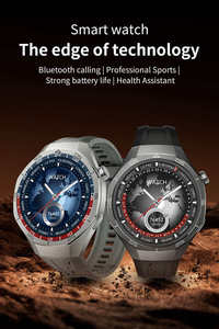 High Quality Smart Watch 2025 Large Screen BT Call Heart Rate IP67 Waterproof Compass Sport JS WATCH CT5 PRO ultra - Product Image 2