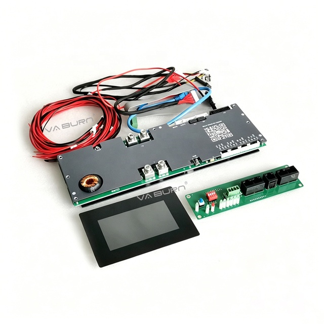 JK BMS V19 JK-PB2A16S20P 200A 16S with 4.3 Inch LCD Display 2A Active Balance BMS JK 16 S 8S for DIY Battery Box 48V 24V