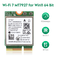 Módulo MediaTek MT7927 WiFi 7 Bluetooth 5.4 Tri Banda M.2 2230 de 5764 Mbps para Laptop, PC de Escritorio