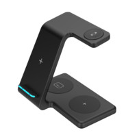 Station de charge sans fil 4 en 1 à charge rapide 15W T5 en gros pour Samsung Galaxy S21/S20/S10/S9 Watch