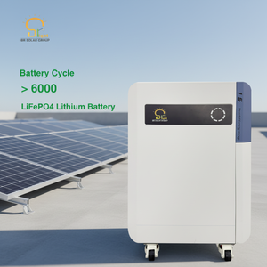 BR SOLAR Baterai LFP Komersial Pemasangan Lantai 51.2V 300AH 15kwh Paket Baterai Lithium untuk Penyimpanan Energi Rumah - Product Image 1