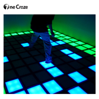Pista de Baile LED Interactiva para Niños con Resistencia al Agua IP65, Capacidad de Carga de 300 kg, Control DMX Externo para Uso en Interiores
