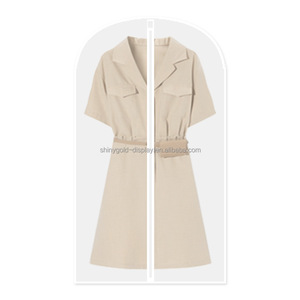 स्पष्ट सूट बैग पेवा वाटरप्रूफ कवर कपड़े आयोजक अलमारी भंडारण लटकाने कपड़े धोने वाले कपड़े धूल कवर - Product Image 4