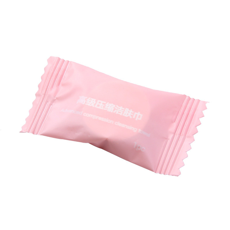 Одноразовые сжатые полотенца, полотенца из чистого хлопка, переносные сумки и банки для путешествий, сжатые очищающие полотенца
