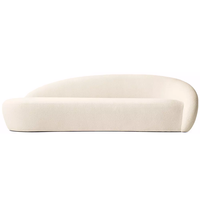 Canapé en tissu confortable pour salon, fauteuil, siège cascade, coussin moelleux, matériau écologique