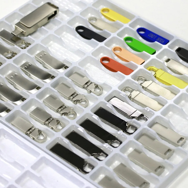 USB Flash Drive Guaranteed Capacity 16GB Guaranteed Metal Music Disk Storage U Disk for Cars Flash Drive