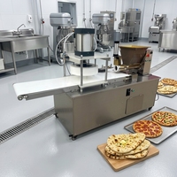 Ligne de production de machines à faire des pizzas, pizza de 25 cm