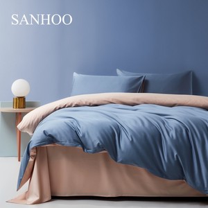 Sanhoo เตียงโรงแรมขนาดคิงไซส์ทำจากผ้าฝ้ายเย็บเป็นเส้นยาวมีในสต็อก - Product Image 3