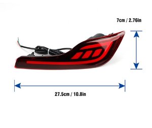 รถ 12V LED ด้านหลังกันชนสําหรับ <span class=keywords><strong>Honda</strong></span> CR-V 2017-2019 CRV เบรค LED ไฟท้ายไหลเลี้ยวสัญญาณเบรคหยุดหลอดไฟ - Product Image 2