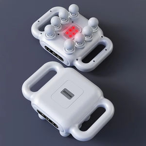 Pistola de masaje de espalda de 8 cabezales, percusión de tejido profundo, pistola de Fascia de impacto de 12mm, Fitness, deportes, trabajo de oficina, relajación, pistola de masaje eléctrica - Product Image 1