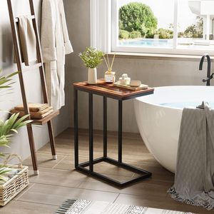 أثاث صغير حديث مربع طاولة قهوة خشبية شمالية فاخرة جانبية لغرفة المعيشة - Product Image 6