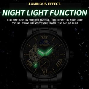 Reloj Mecánico Automático para Hombre <span class=keywords><strong>Marca</strong></span> MOHDEN, Caja <span class=keywords><strong>de</strong></span> Acero Inoxidable, Resistente al Agua 30M, Tourbillon, Diseño Hueco - Product Image 5