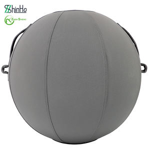 Zhensheng alta qualidade dupla costura pu yoga bola cobrir mais espessa e alta densidade exercício bola cobre - Product Image 2