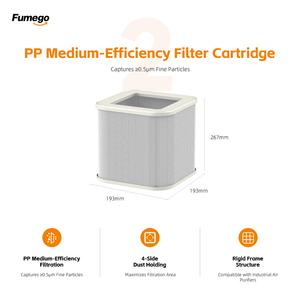 Fumego XF250 Estrattore di Fumi con Filtro HEPA a 4 Lati per il Contenimento della Polvere, Efficienza del 99,97%, Porosità 0,5 µm per l'Estrazione dei Fumi - Product Image 3