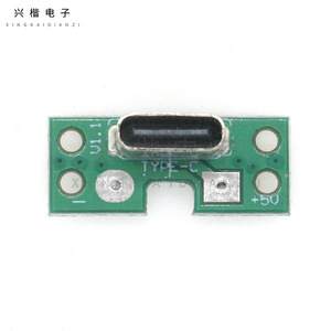 Conector hembra tipo C 6P con placa PCB para interfaz de carga rápida - Product Image 1