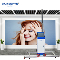 Printer dinding latar belakang UV dalam ruangan luar ruangan Mesin Gambar beragam lukisan dinding pencetak vertikal dinding