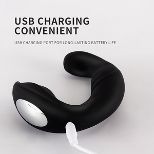 Bester Elektrischer Prostata-<span class=keywords><strong>Massager</strong></span> Analplugs für Weibliche Masturbation mit USB-Aufladung Silikon + ABS Täglich Wasserdicht - Product Image 4