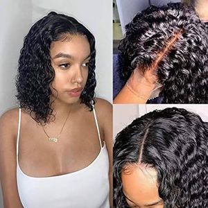 Perruques courtes bouclées <span class=keywords><strong>afro</strong></span> kinky en cheveux humains, Lace Front brésiliennes, vente en gros de perruques Lace Front péruviennes en cheveux humains - Product Image 4