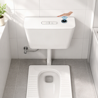 Réservoir de chasse d'eau à capteur sans contact, adapté aux hôtels, aux maisons et aux toilettes publiques