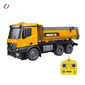Camion benne basculante RC Huina 1582 entièrement métallique, robuste, à l'échelle 1/14, 10 canaux, radiocommandé 2,4 GHz, jouet de construction - Product Image 3