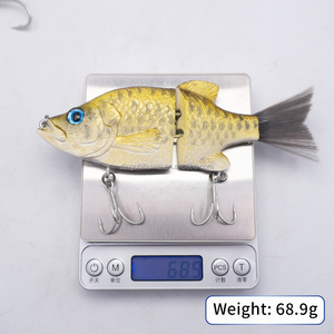Esca <span class=keywords><strong>da</strong></span> Pesca 8806 in ABS con Coda Realistica a Forma di S, 165mm 69g, 2 Sezioni, Multi-sezione, <span class=keywords><strong>Esche</strong></span> 3D Intagliate per Pesca in <span class=keywords><strong>Mare</strong></span> - Product Image 6