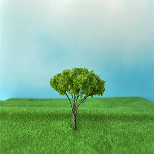 20 pcs/<span class=keywords><strong>Lot</strong></span> 1/1000 Échelle Fil GreenTree Modèle pour Ho Train Rail Disposition Diorama Bâtiment - Product Image 3