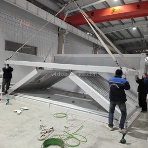 Maison conteneur pliable préfabriquée portable CE ultra-durable à construction rapide de 20 pieds pour le secours en cas de catastrophe - Product Image 6