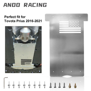 Plaque de protection de catalyseur en alliage d'aluminium pour Toyota Prius 2016-2021, protection arrière, mise à niveau et rénovation - Product Image 5