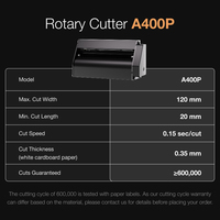 Imprimante d'étiquettes POSTEK TX Exp Max Series 600 dpi, imprimante d'étiquettes industrielle à transfert thermique RFID avec coupeur rotatif haute vitesse A400P