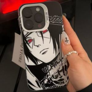 Cassa colorata del telefono del PC dell'anime per iPhone 17 Pro Max 15/14/13 /12/ 16 Pro Uchiha Kakashi unico & per i disegni di <span class=keywords><strong>Uzumaki</strong></span> e XS XR - Product Image 5