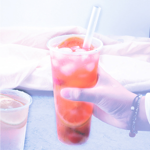 Custom printing logo cheap 16oz 24oz 32oz 500ml clear cold drink pp disposable plastic cups with lids