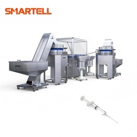 Machine d'assemblage automatique de seringues jetables à haute fréquence de Chine